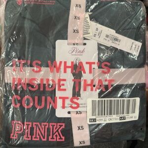 PINK Victoria's Secret plaid set NWT 69.95 msrp